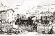 Bahnhof von 1877