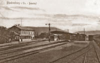 Bahnhof um 1908