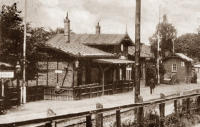 Bahnhof um 1915