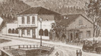 Bahnhof um 1901