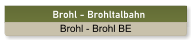 Brohl - Brohltalbahn Brohl - Brohl BE